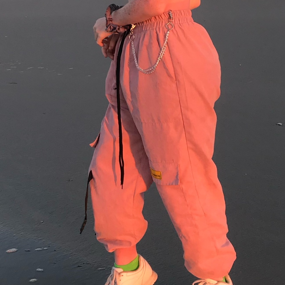 Light pink joggers